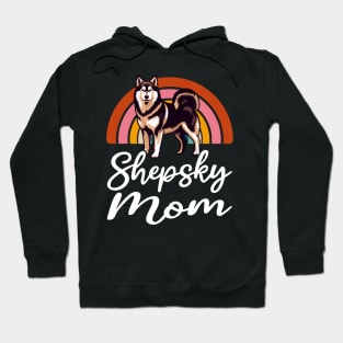 Shepherd Husky Mix Dog Mom Hoodie